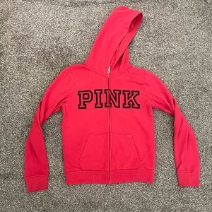 Pink zip up jacket